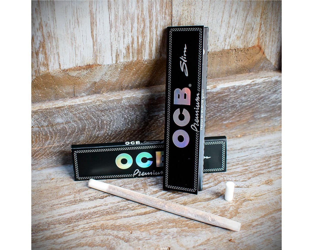 OCB | Premium Slim K.S. Rolling Papers | Pack of 2 Booklets